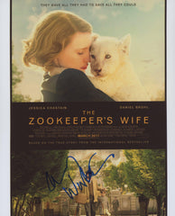 Jessica Chastain signed movie photo