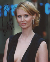 Cynthia Nixon signed photo