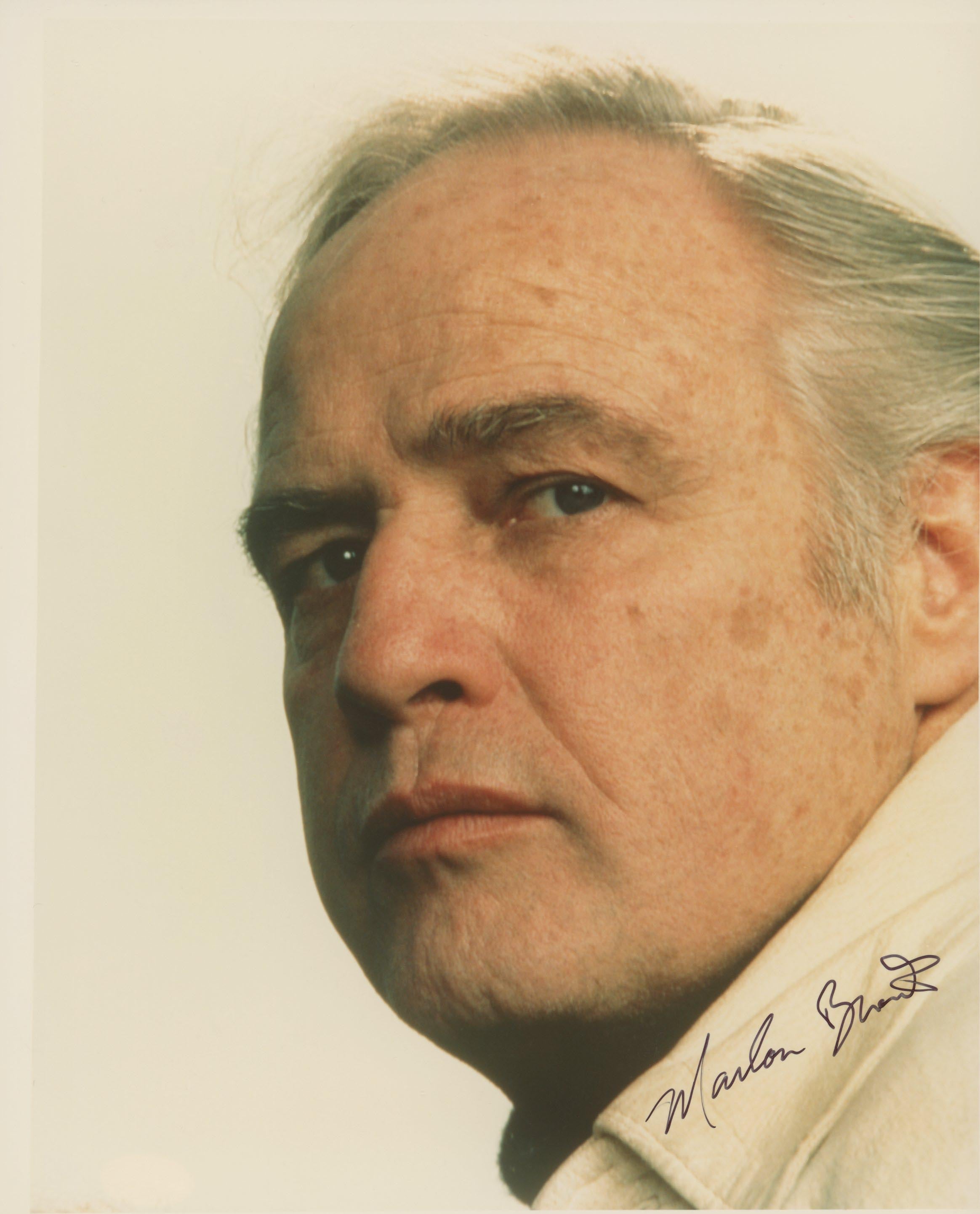 Marlon Brando signed photo