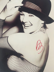 Drew Barrymore signed photo