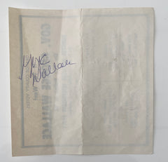 George Wallace original signature 