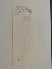 Linda Blair Star Wares consignment signed check