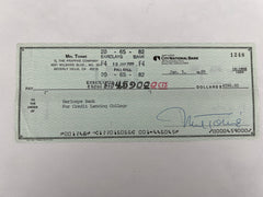 Mel Torme signed check