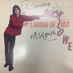 Nick Lowe Labor Of Lust signed album