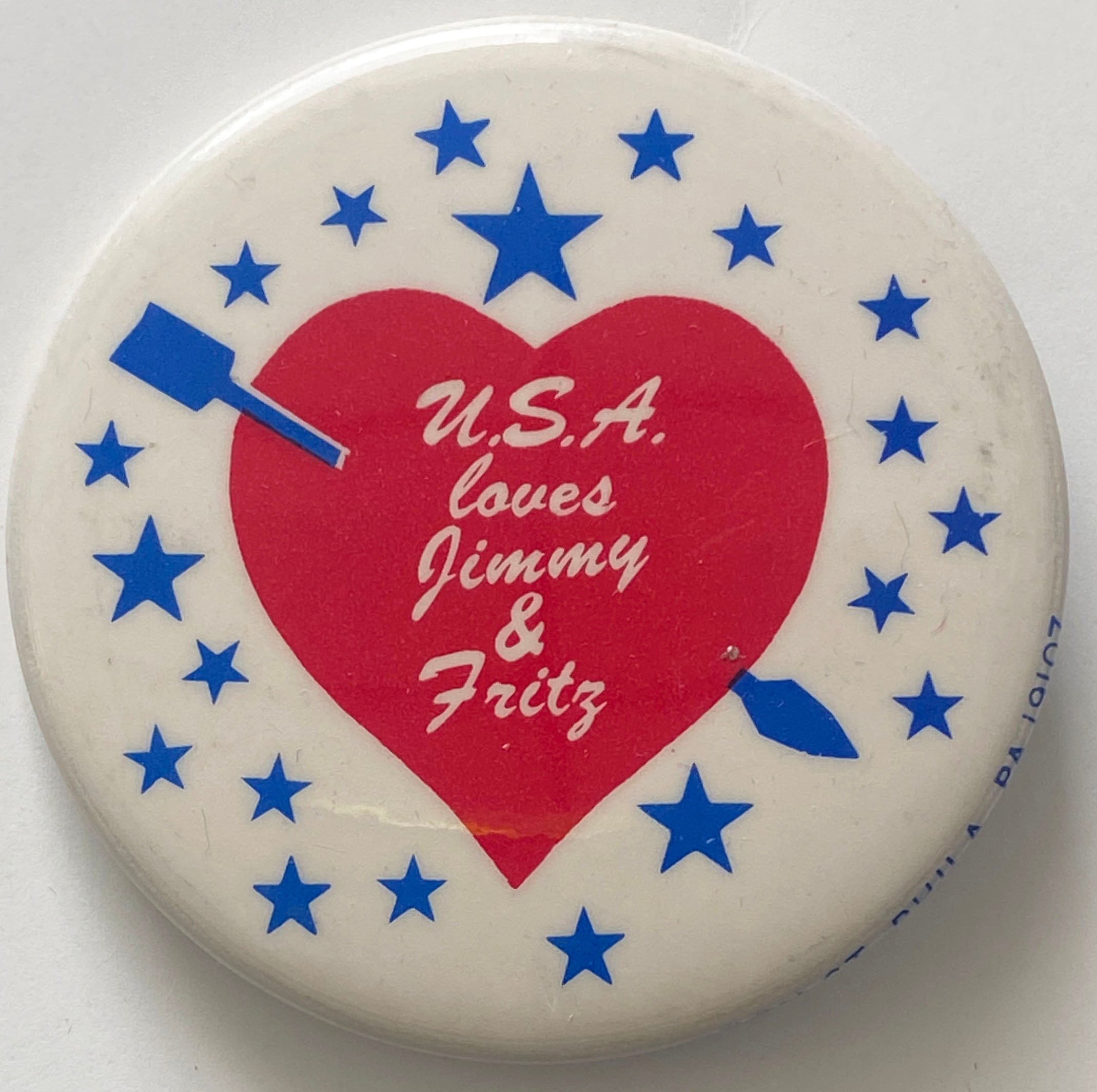 USA loves Jimmy & Fritz pin