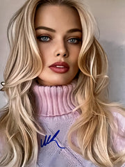 Wolf of Wall Street Margot Robbie signed photo