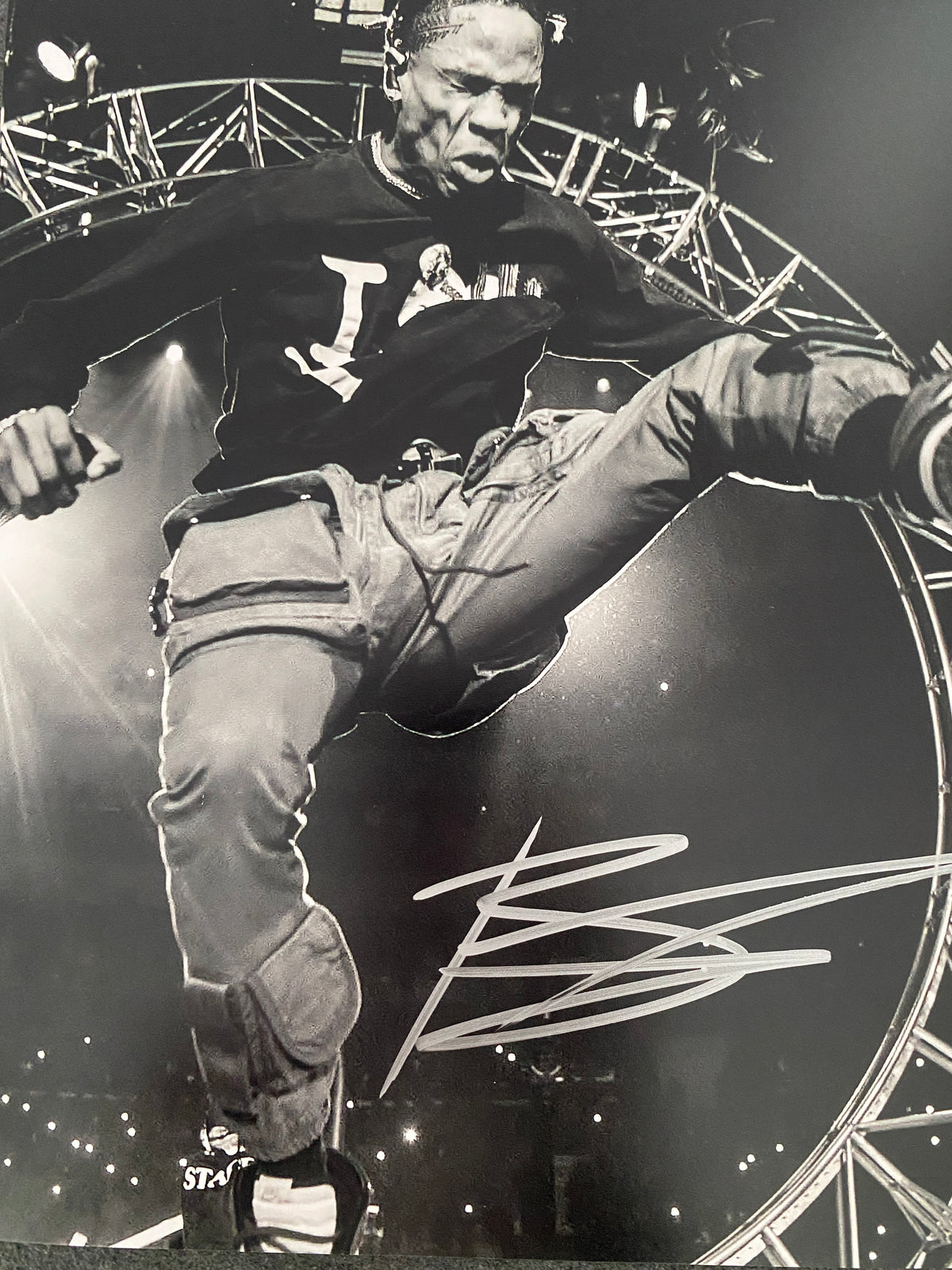 Travis Scott signed photo