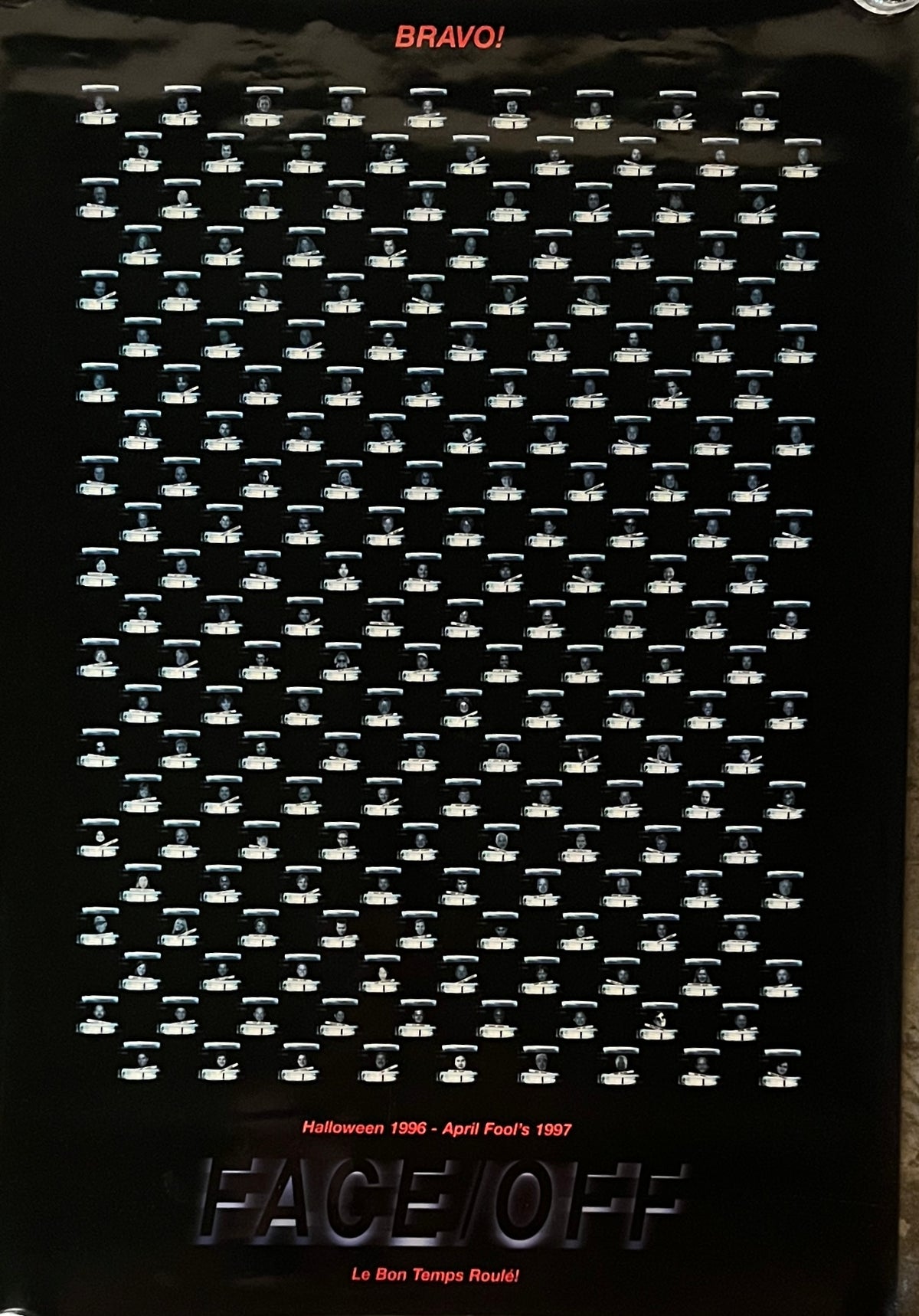 Face/Off 1997 original French movie poster