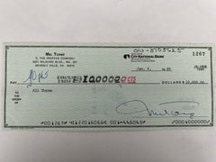 Mel Torme signed check