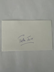 Pete Thiss signature cut