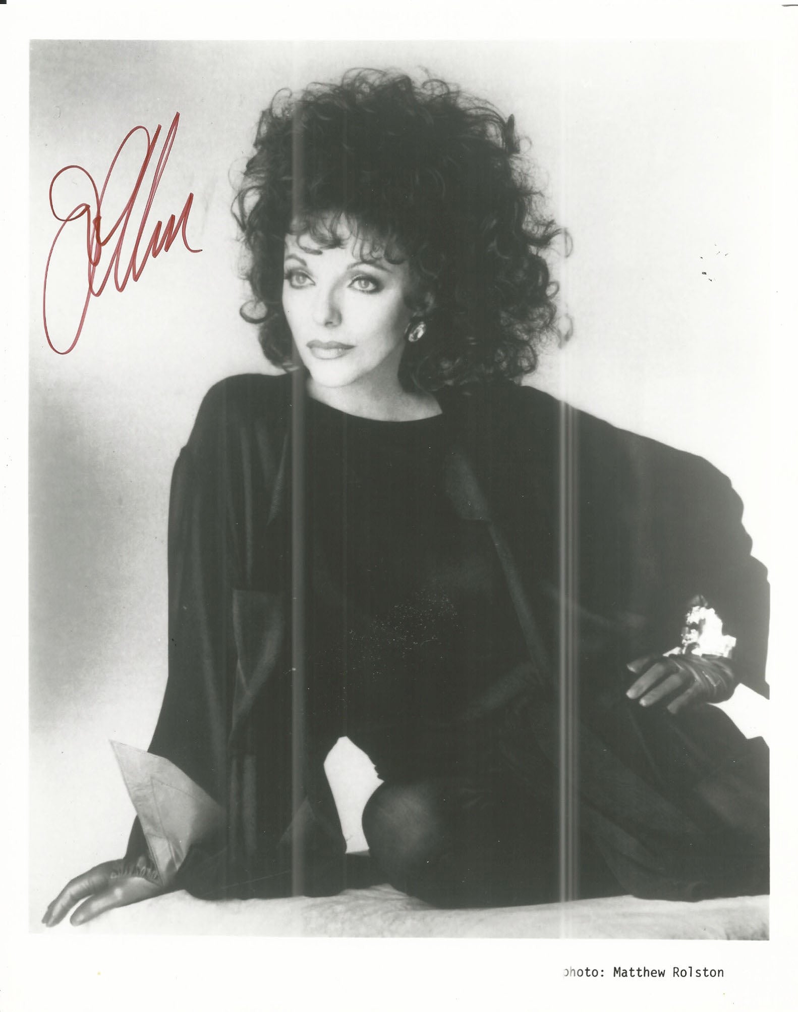 Joan Collins Signed Photo