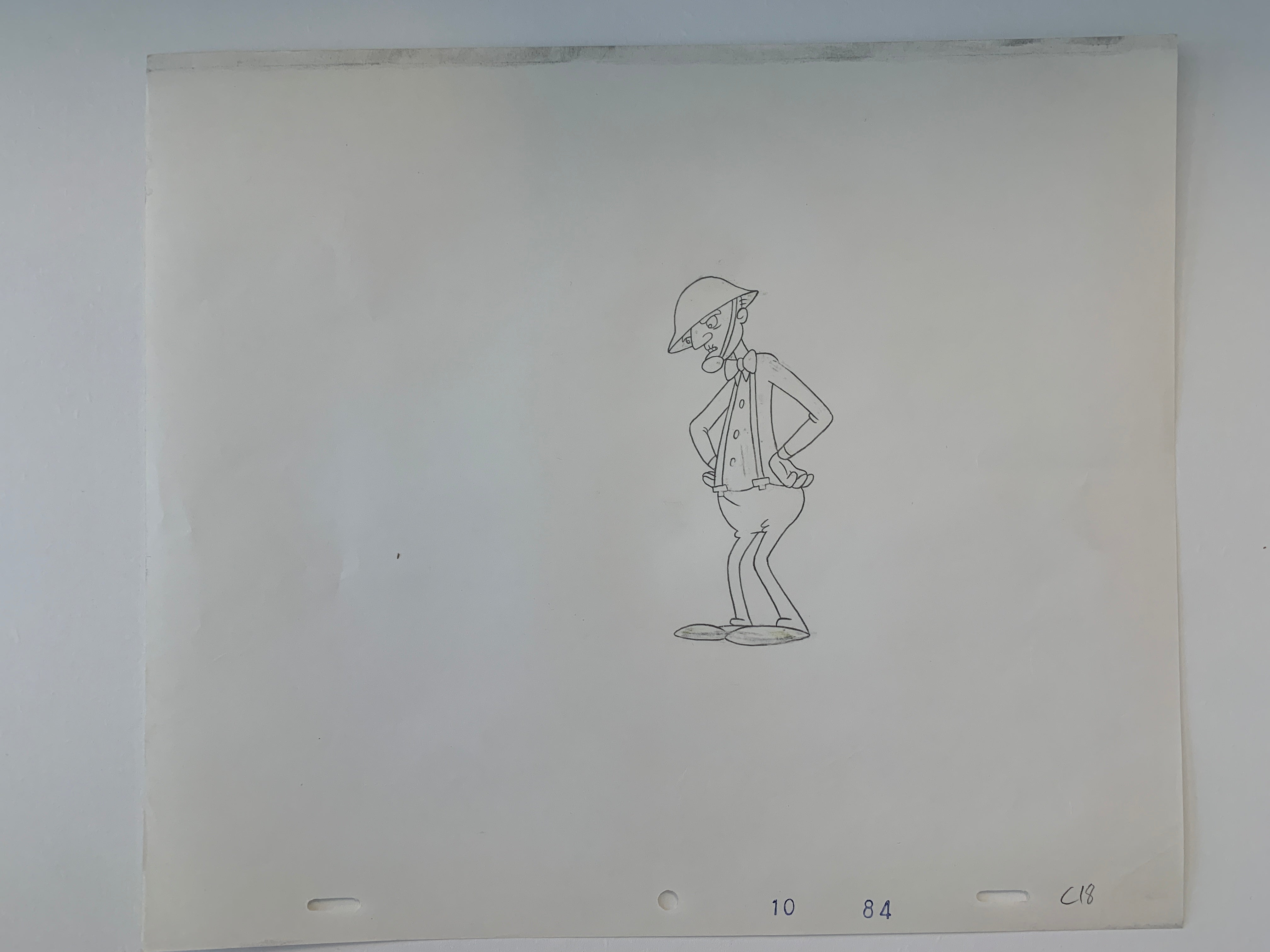 Original cartoon artwork sericel