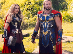 Thor Love and Thunder cast signed photo