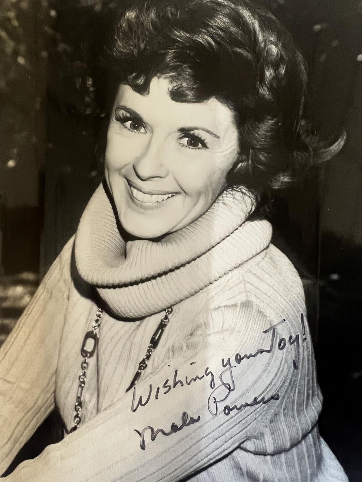Mala Powers signed photo
