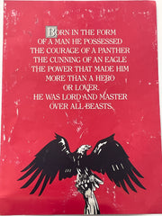 The Beastmaster original 1982 unsigned promo cover