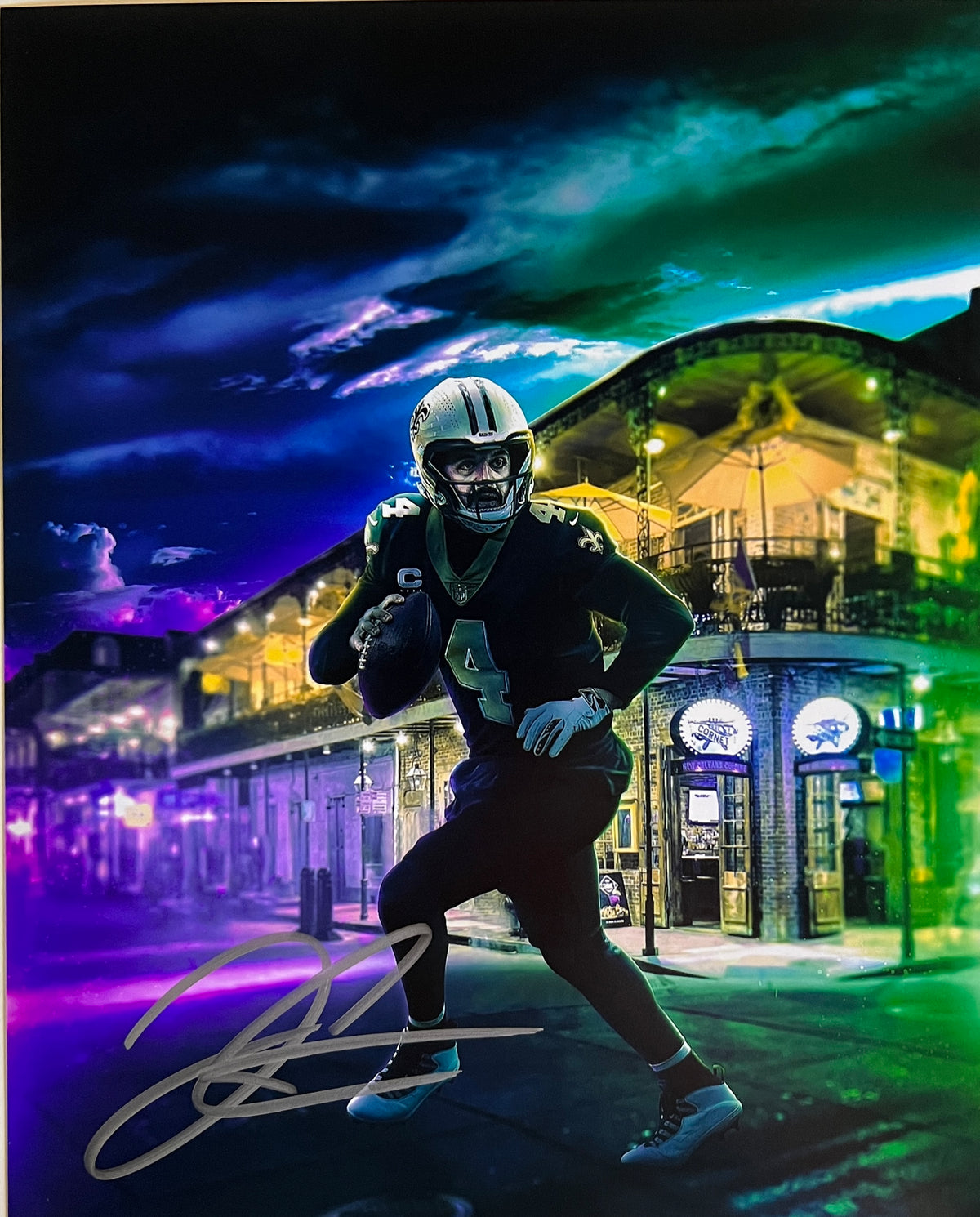 New Orleans Saints Derek Carr signed photo
