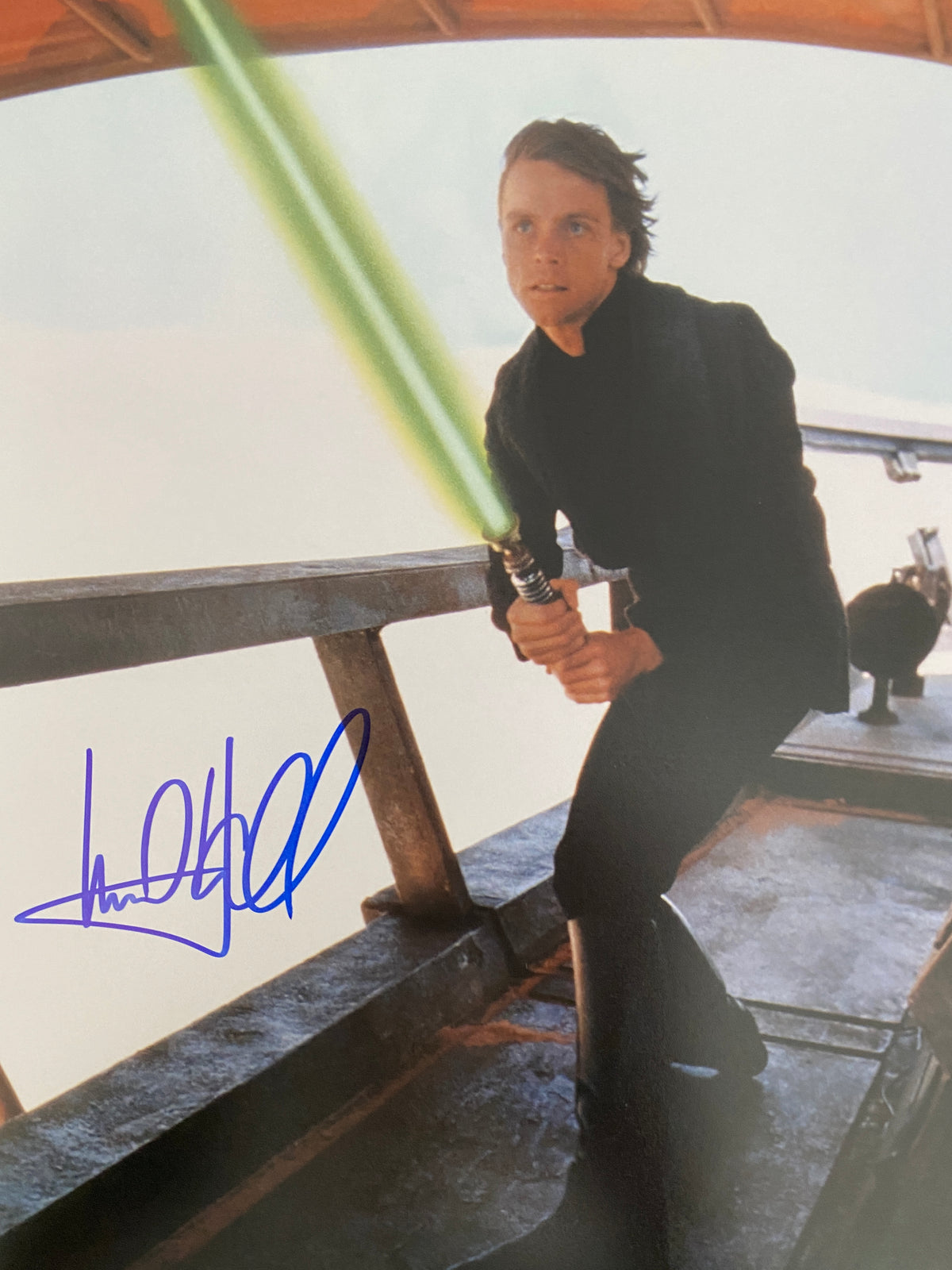 Star Wars Mark Hamill signed movie photo