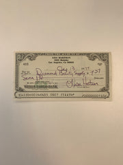 Knots Landing Lisa Hartman signed check