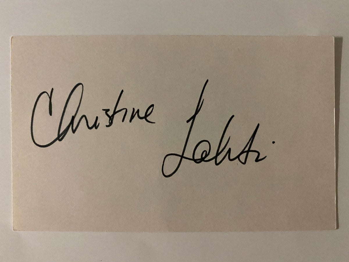 Swing Shift Christine Lahti signature cut