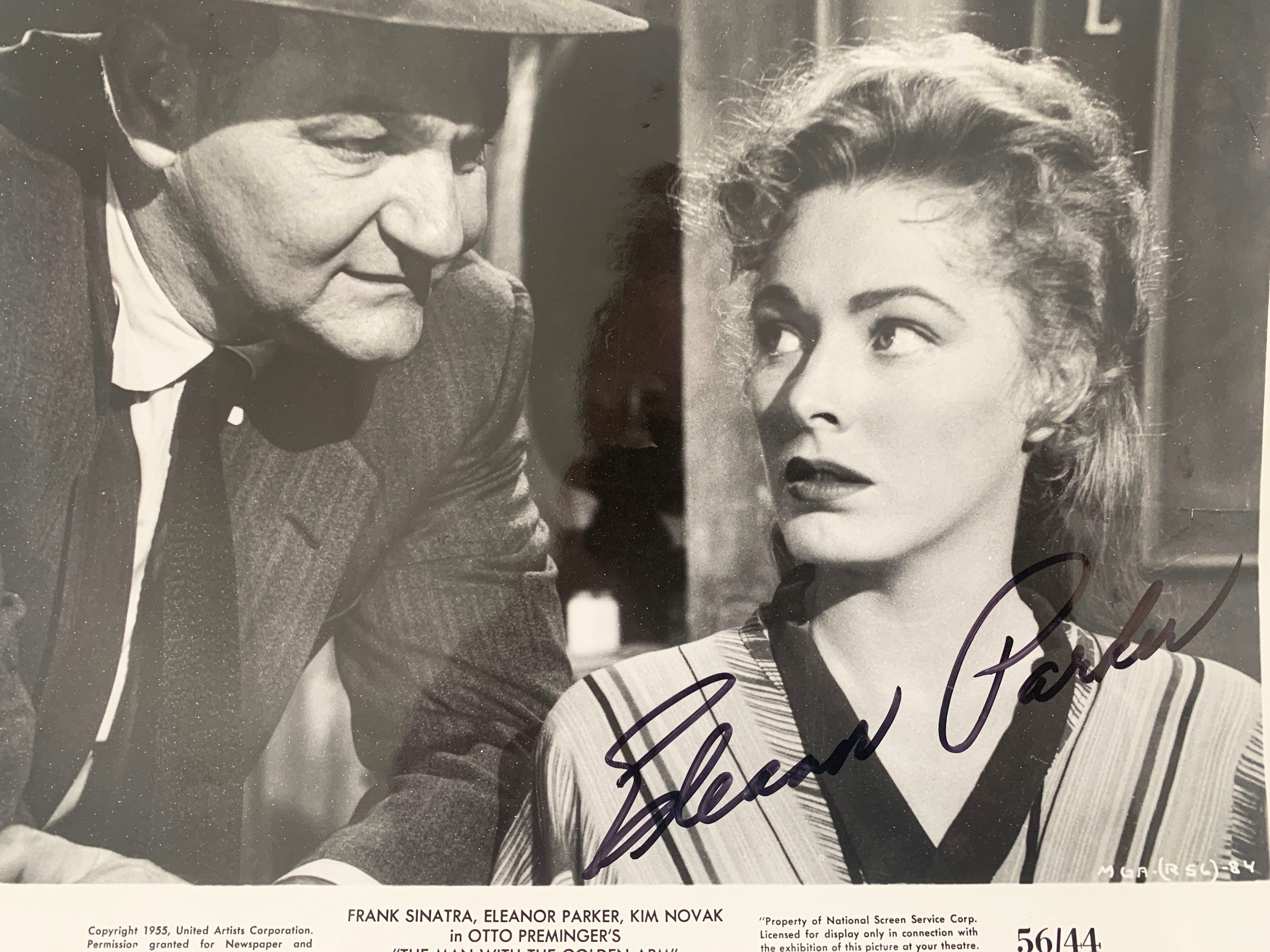 Eleanor Parker signed movie photo