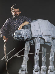 Star Wars George Lucas signed photo