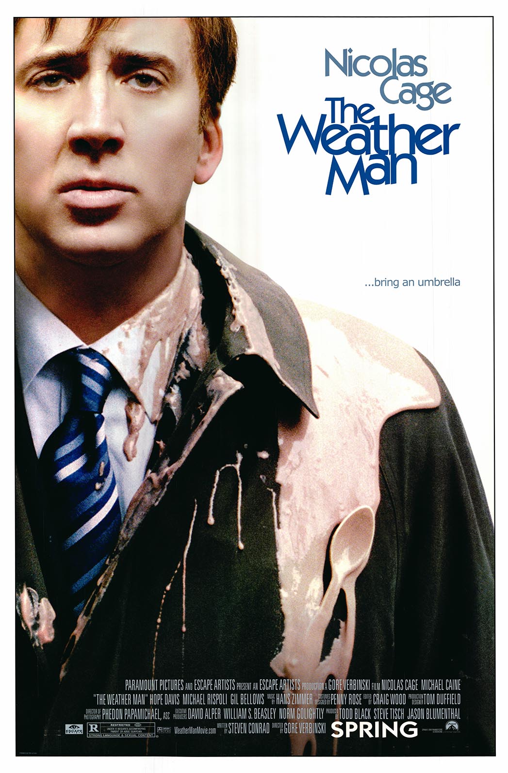 The Weather Man 2004 original double-sided movie poster