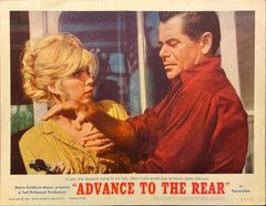 Glenn Ford, Stella Stevens, and Melvyn Douglas "Advance to the Rear" original Lobby Card