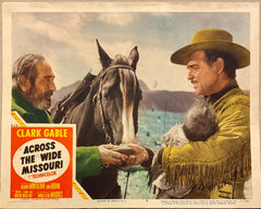 Clark Gable "Across the Wide Missouri" Lobby Card