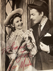 Peter Pan Mary Martin signed movie photo