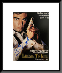 James Bond Timothy Dalton signed photo