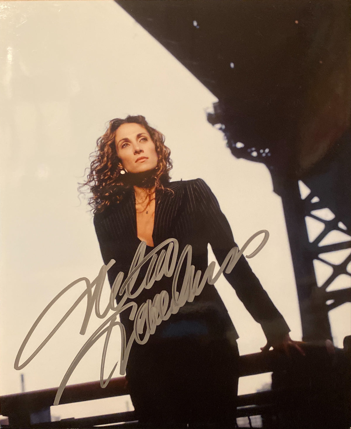 Melina Kanakaredes signed "CSI NY" photo