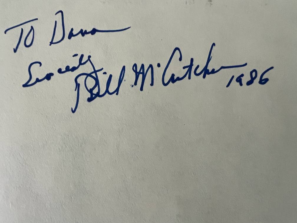 Bill McCutcheon autograph