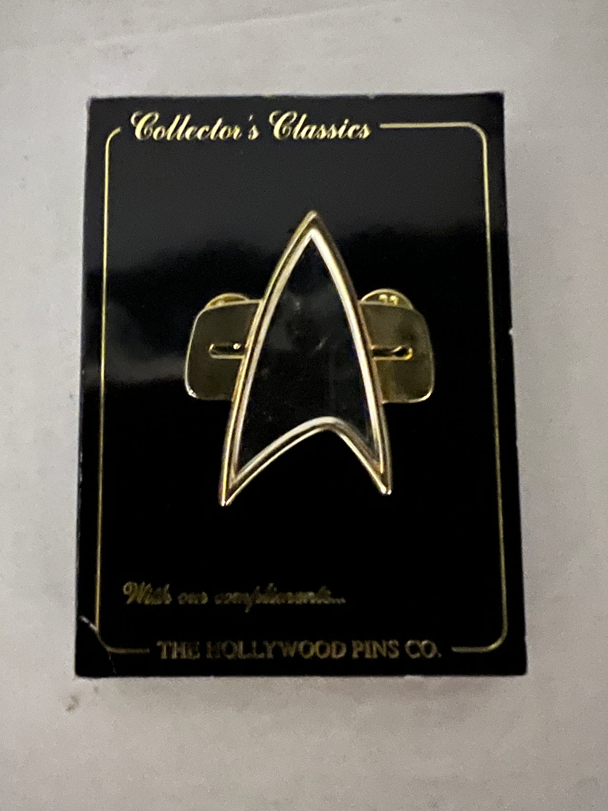 Original star Trek metal pin