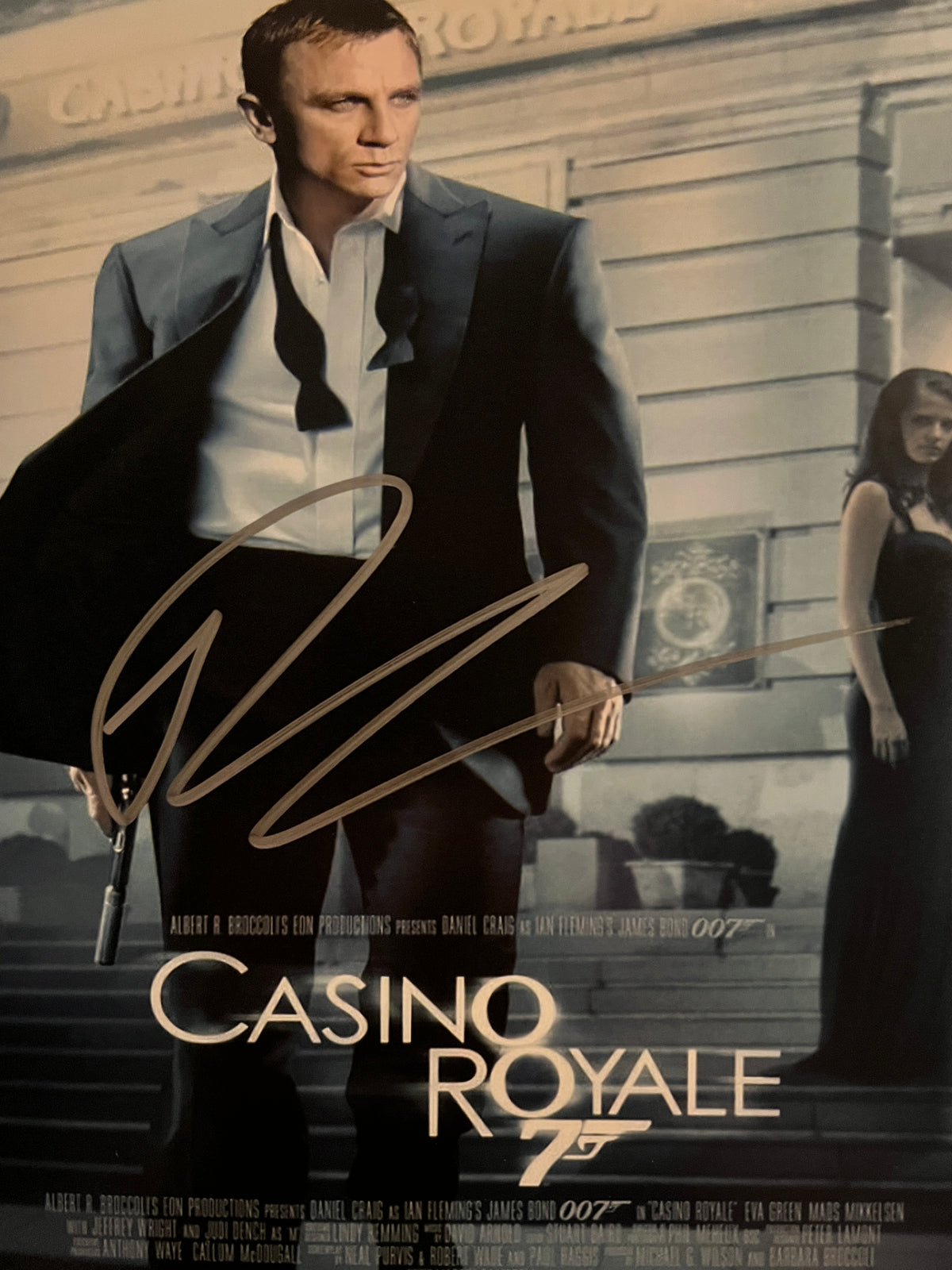 James Bond Daniel Craig signed photo