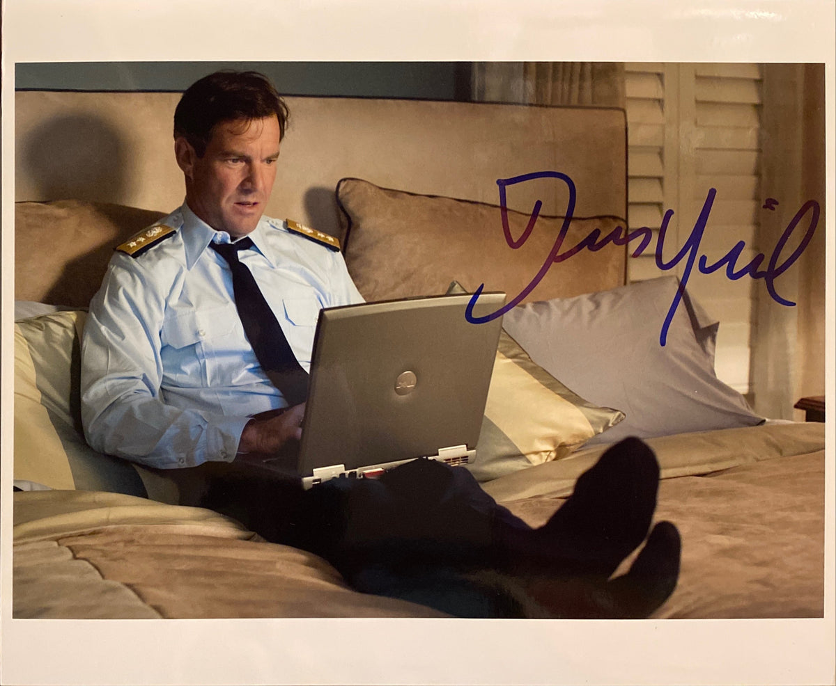 Dennis Quaid signed "Yours, Mine and Ours" movie photo