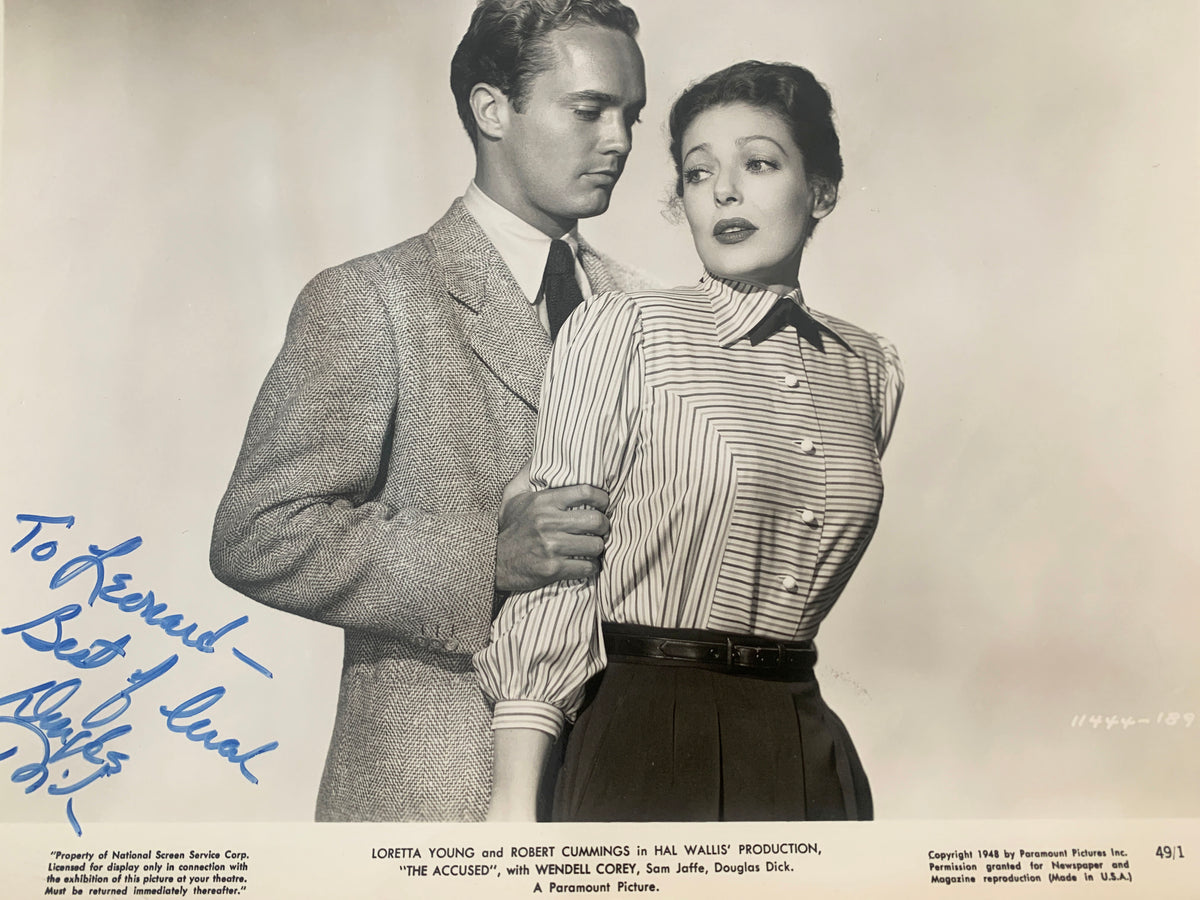 The Accused Douglas Dick signed movie photo