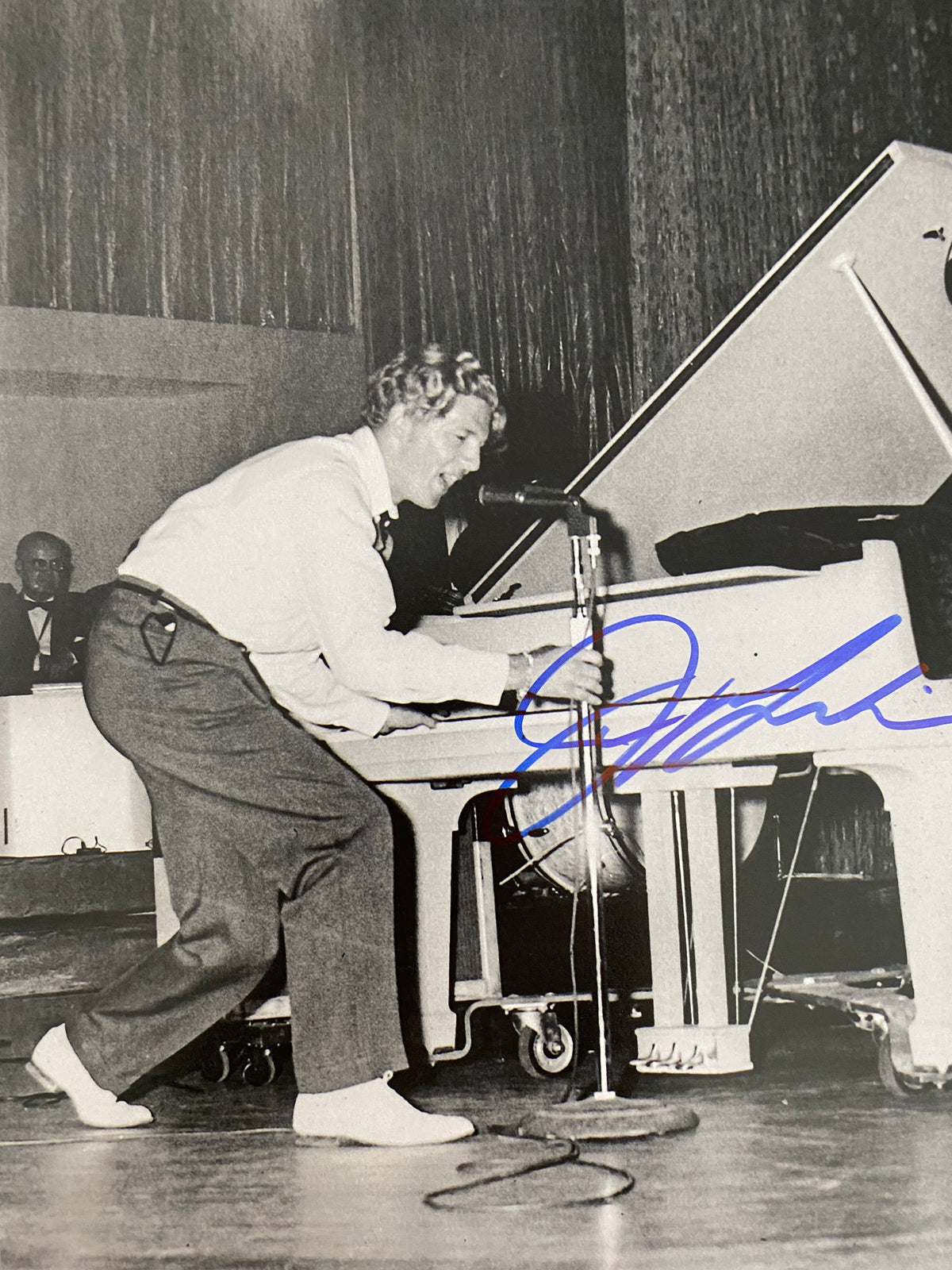 Jerry Lee Lewis signed photo