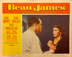 Bob Hope, Alexis Smith, and Vera Miles "Beau James" original Lobby Card