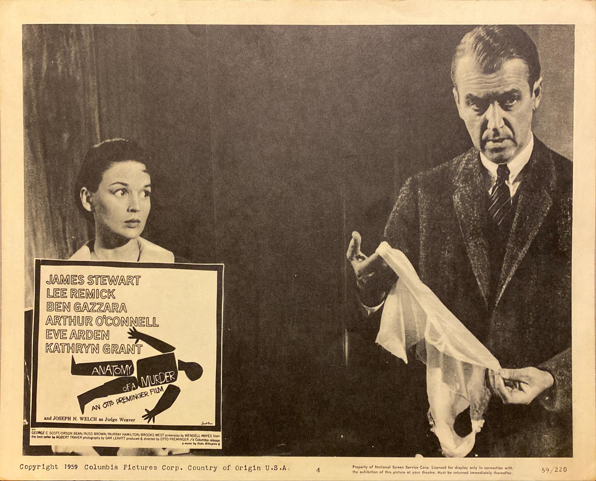 James Stewart "Anatomy of Murder" lobby Card