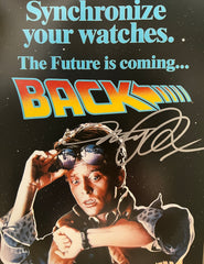 Back To The Future Michael J. Fox signed photo