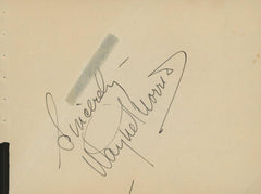Paths of Glory Wayne Morris signature cut
