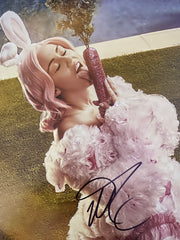 Miley Cyrus signed photo