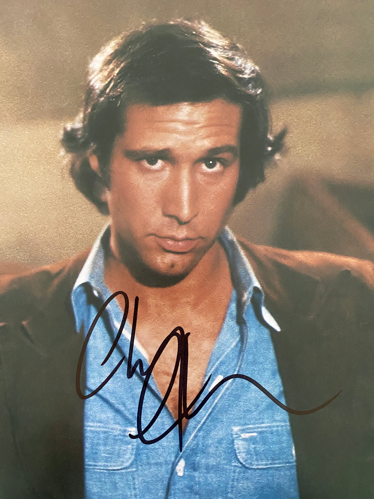 National Lampoon's Vacation Chevy Chase signed movie photo