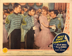 Lucille Ball and Harry James "Best Foot Forward" original Lobby Card