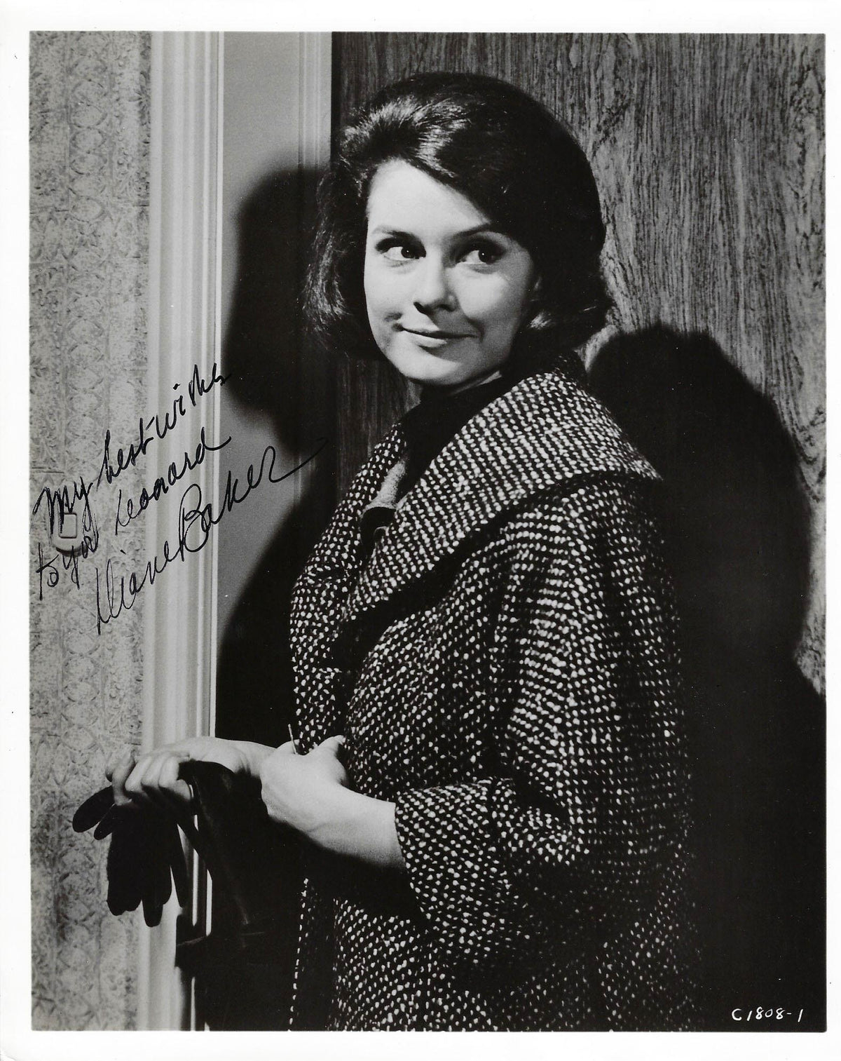 The Journey To The Center of The Earth Diane Baker signed movie photo