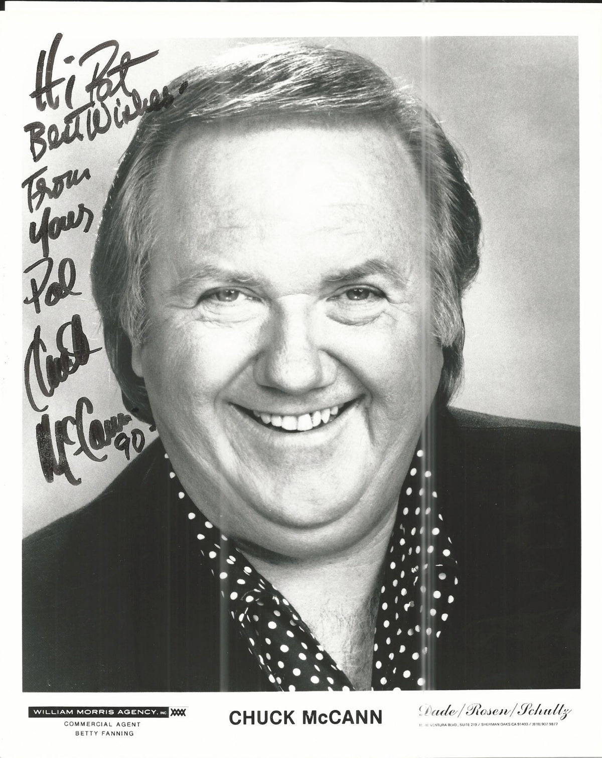 Far Out Space Nuts Chuck McCann signed photo