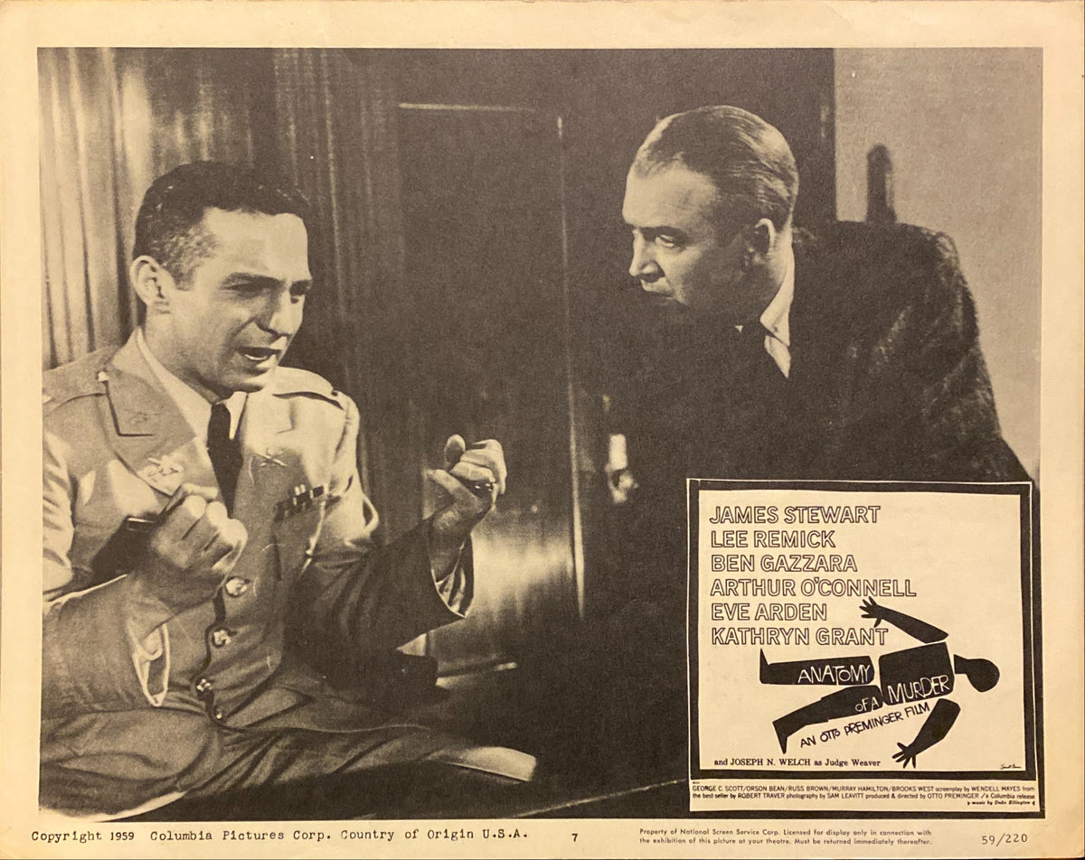 James Stewart "Anatomy of Murder" lobby Card