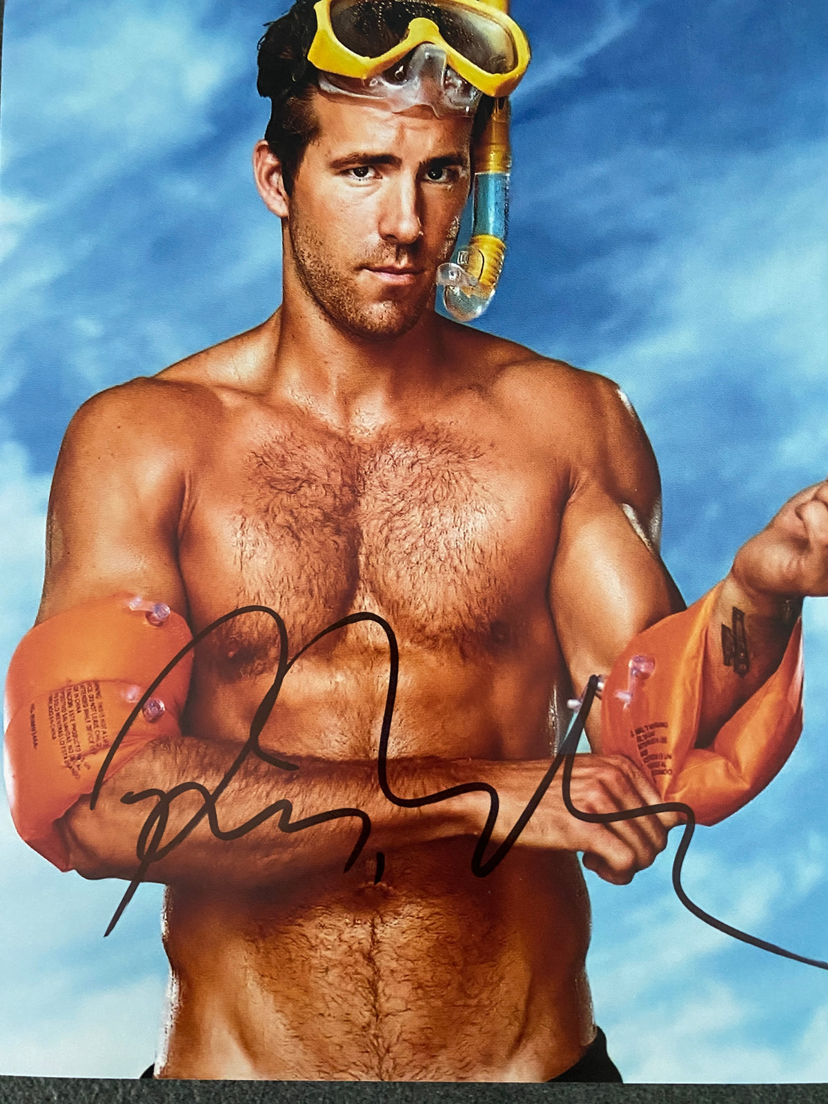 Ryan Reynolds signed photo