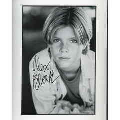 Bubble Boy Alex Black original autographed photo - framed