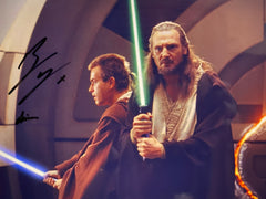 Star Wars Ewan McGregor signed movie photo. 8x10 inches